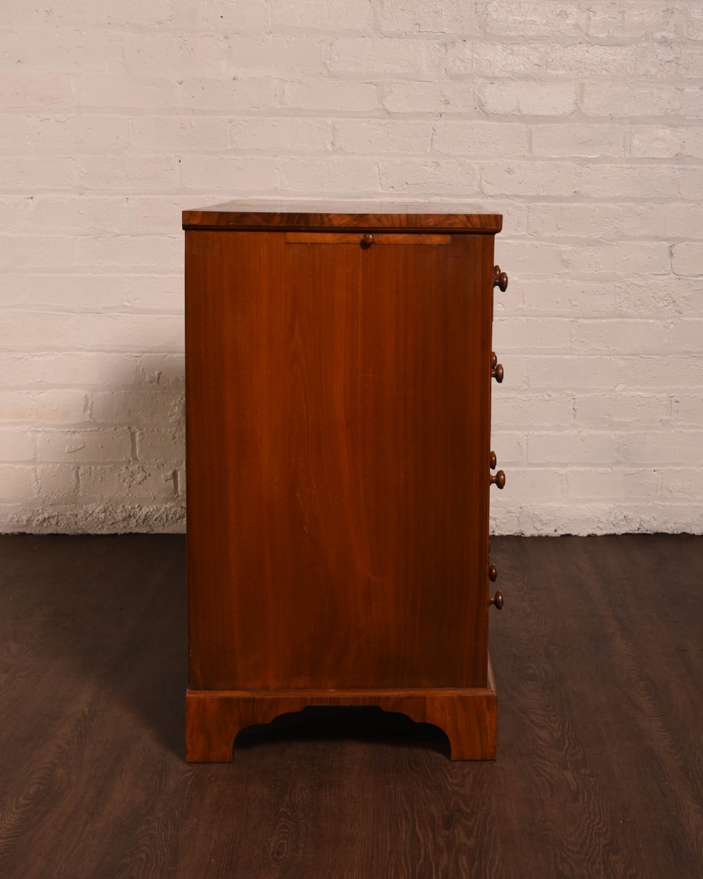 Stunning walnut inlaid side by side chest of drawers  View VII