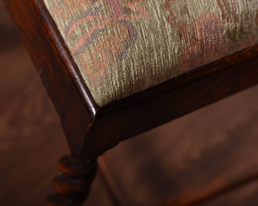 Oak barley twist 8 piece dining room suite  View XVII