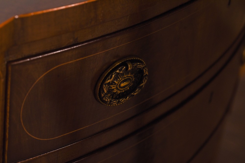 Stunning Quality Mahogany serpentine sideboard  View VIII