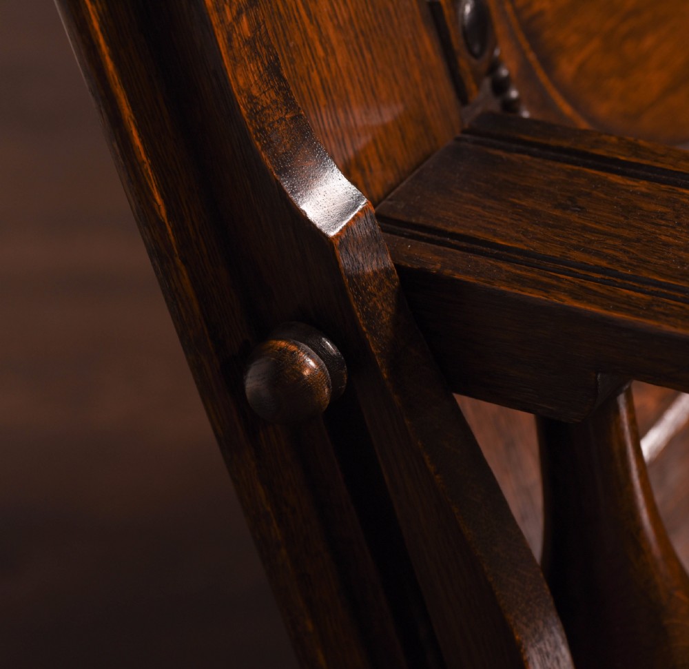 Outstanding oak monks bench  View VI