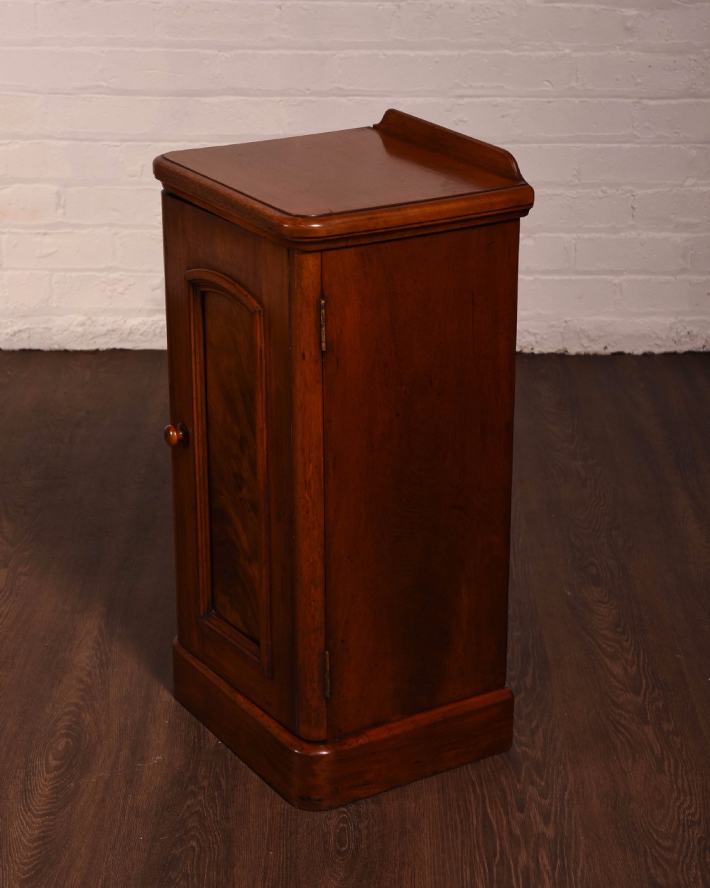 Victorian Mahogany bedside cabinet  View II