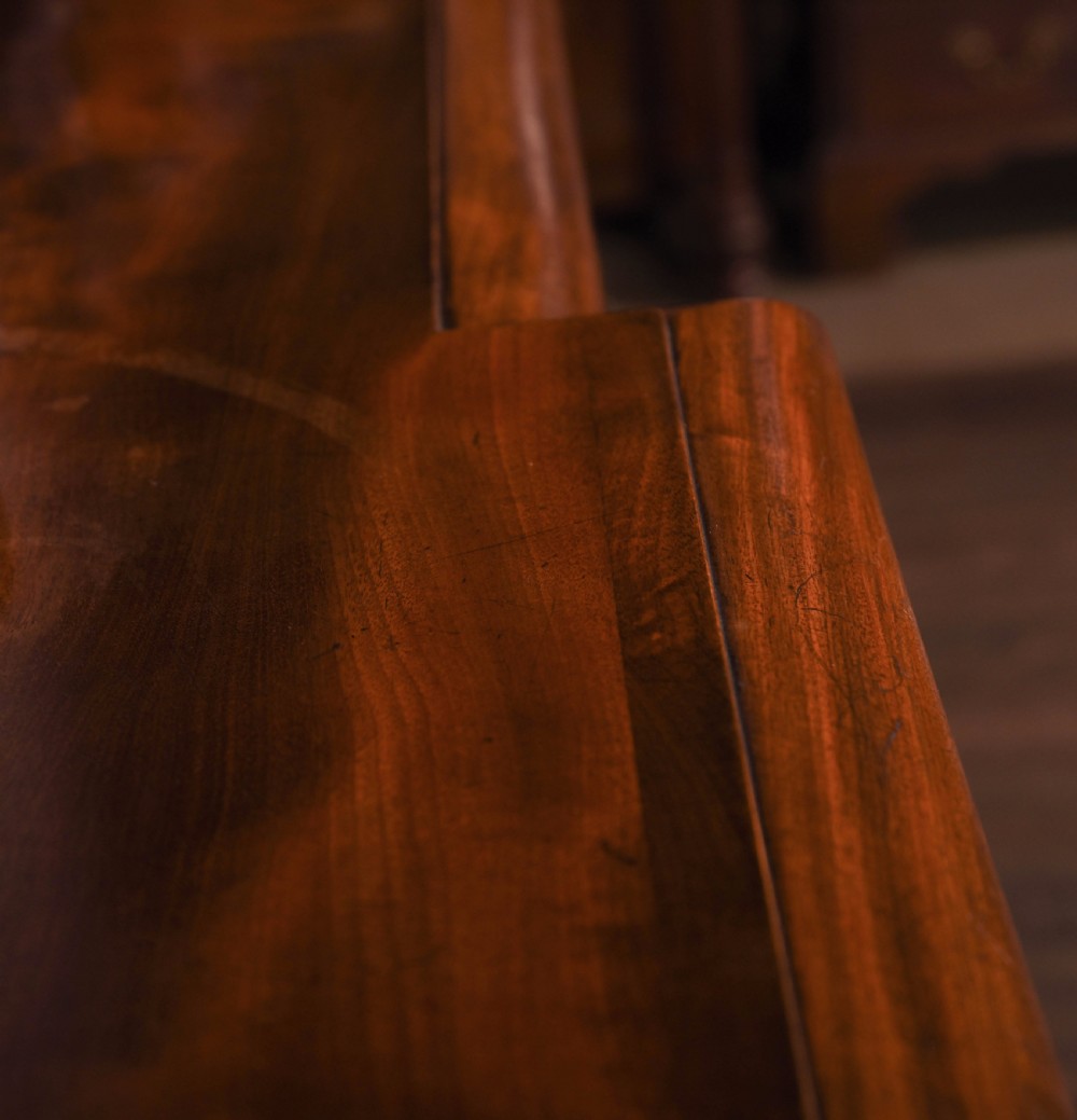 Superb Victorian mahogany Scottish pedestal sideboard  View V