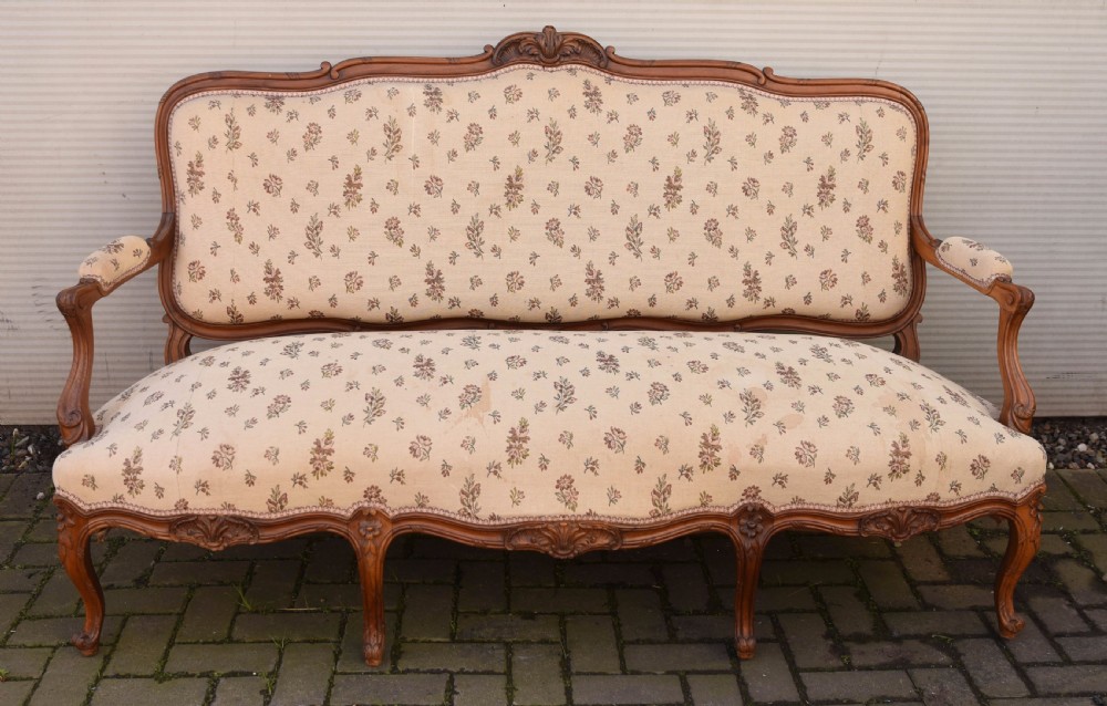 French Walnut 7 piece Parlour Suite  View XI