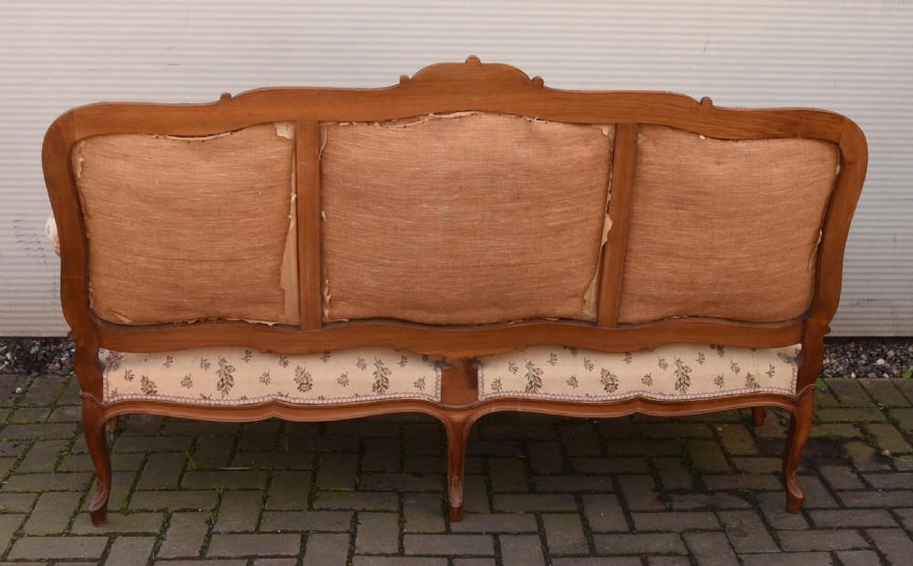 French Walnut 7 piece Parlour Suite  View XII
