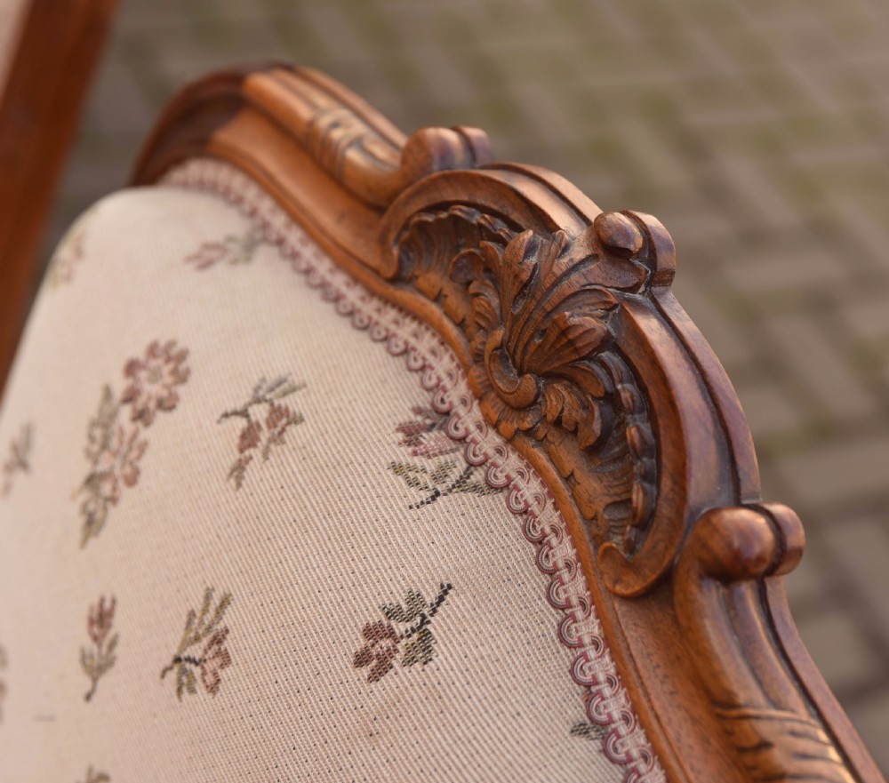 French Walnut 7 piece Parlour Suite  View XV
