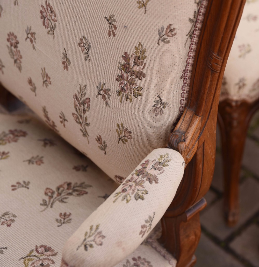 French Walnut 7 piece Parlour Suite  View XVIII