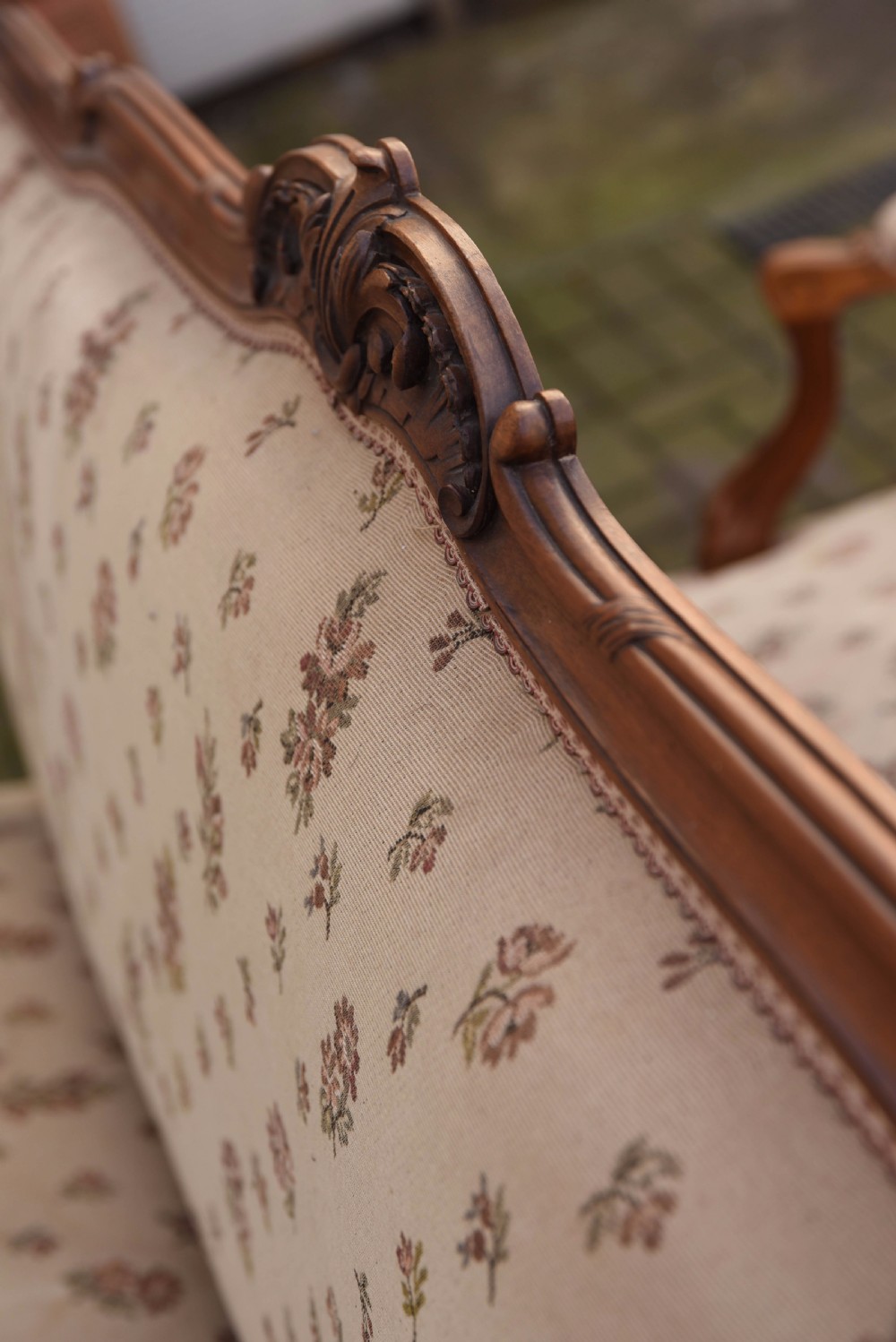 French Walnut 7 piece Parlour Suite  View XX