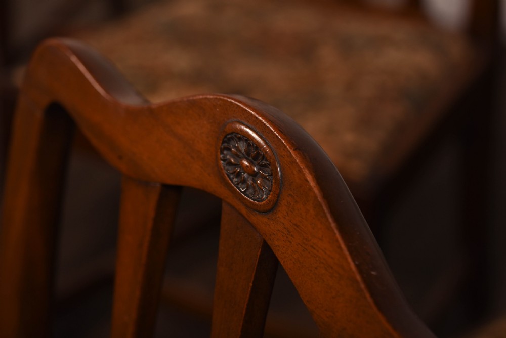 Set of 8 Edwardian Mahogany Chairs  View III