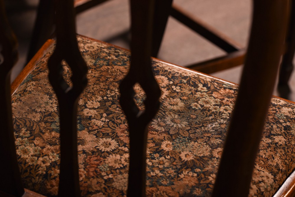 Set of 8 Edwardian Mahogany Chairs  View VII