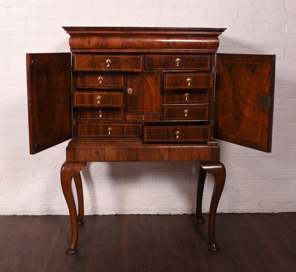 Stunning Walnut cabinet on stand  View VII