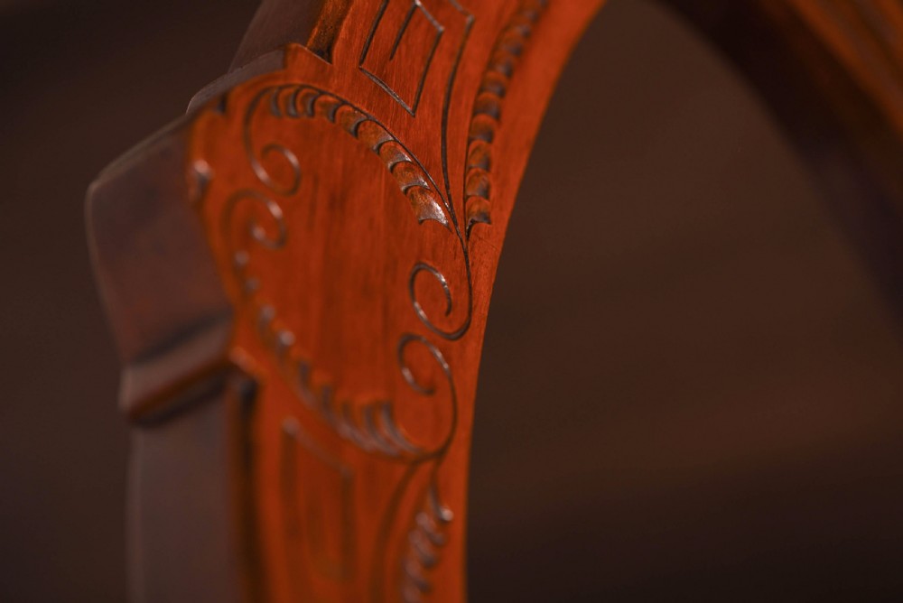 Set of 6 Victorian Mahogany dining chairs  View X