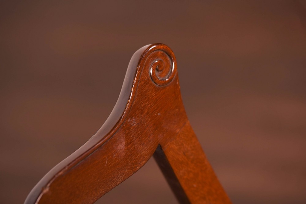 Wheeler of Arncroach mahogany gossip chair  View VIII