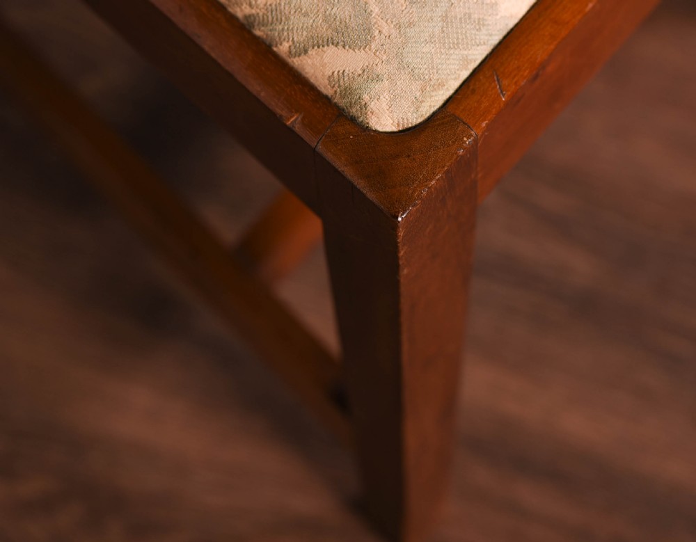 Wheeler of Arncroach mahogany gossip chair  View IX