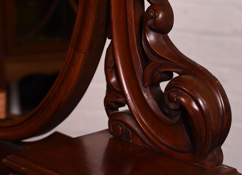 Stunning Victorian Mahogany Duchess dressing table  View XI