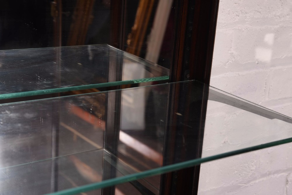 Mahogany 2 door shop fitting display cabinet View VI