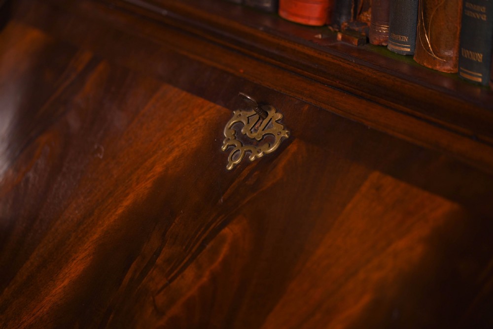 Neat size Mahogany bureau bookcase  View VIII