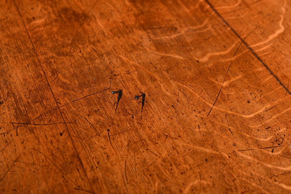 Victorian Oak extending dining table  View XXI