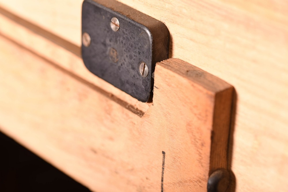 A rare 8 drawer oak filing cabinet  View XI