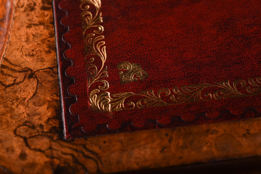 Stunning Burr Walnut davenport with secret compartment  View III