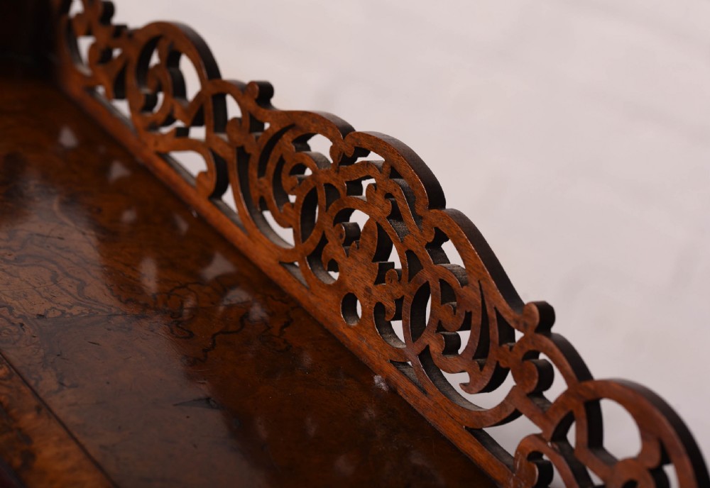 Stunning Burr Walnut davenport with secret compartment  View IV