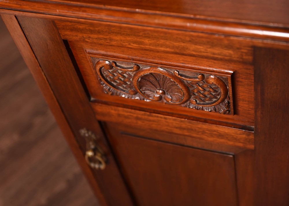 Edwardian Mahogany Bedside cabinet View II