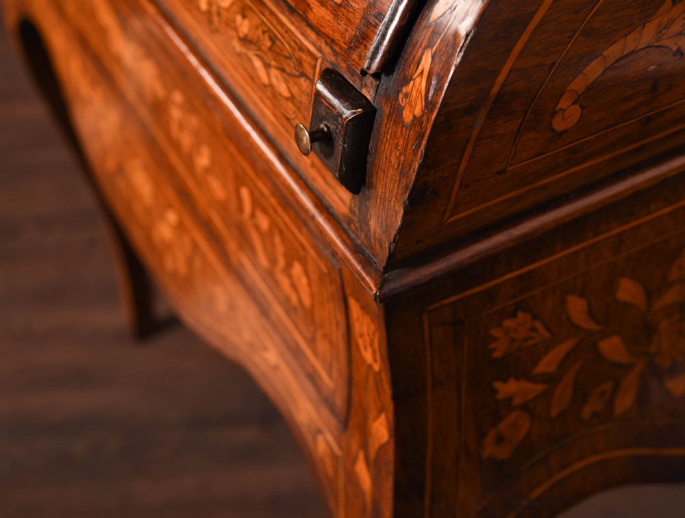 Outstanding Dutch Marquetry and rosewood writing desk View V