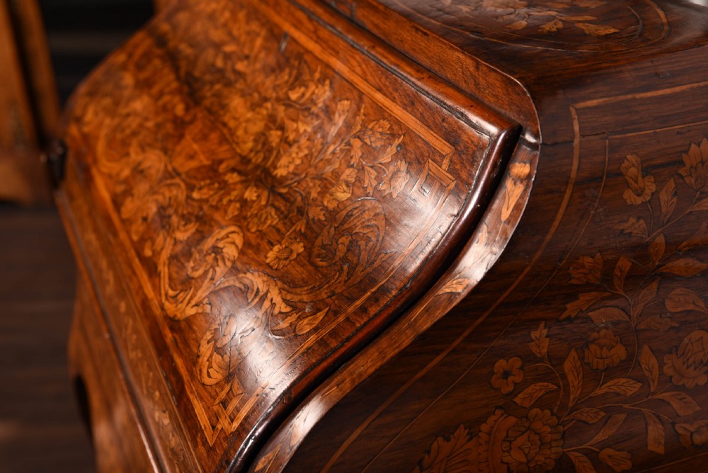 Outstanding Dutch Marquetry and rosewood writing desk View VI