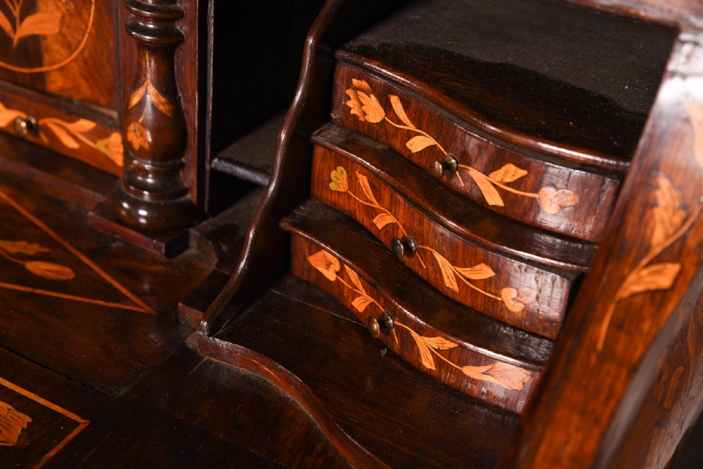 Outstanding Dutch Marquetry and rosewood writing desk View XVII