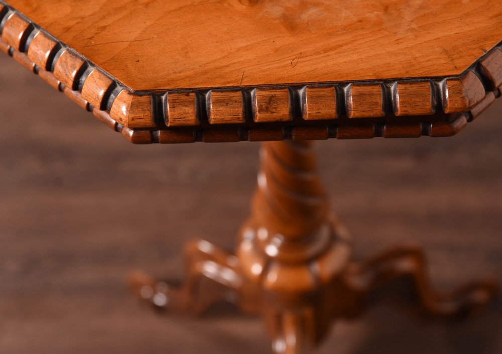 Victorian walnut occasional table View VIII