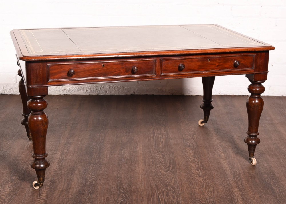 Victorian mahogany writing desk 