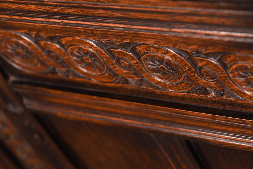Impressive Carved oak court cupboard View XV