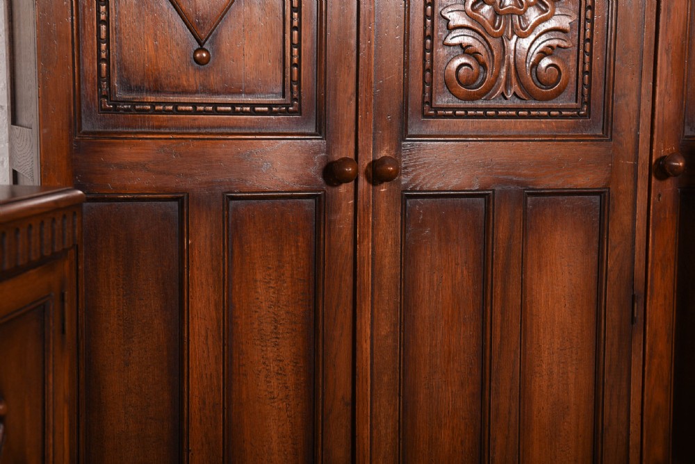 Carved oak 5 piece bedroom suite  View XXII