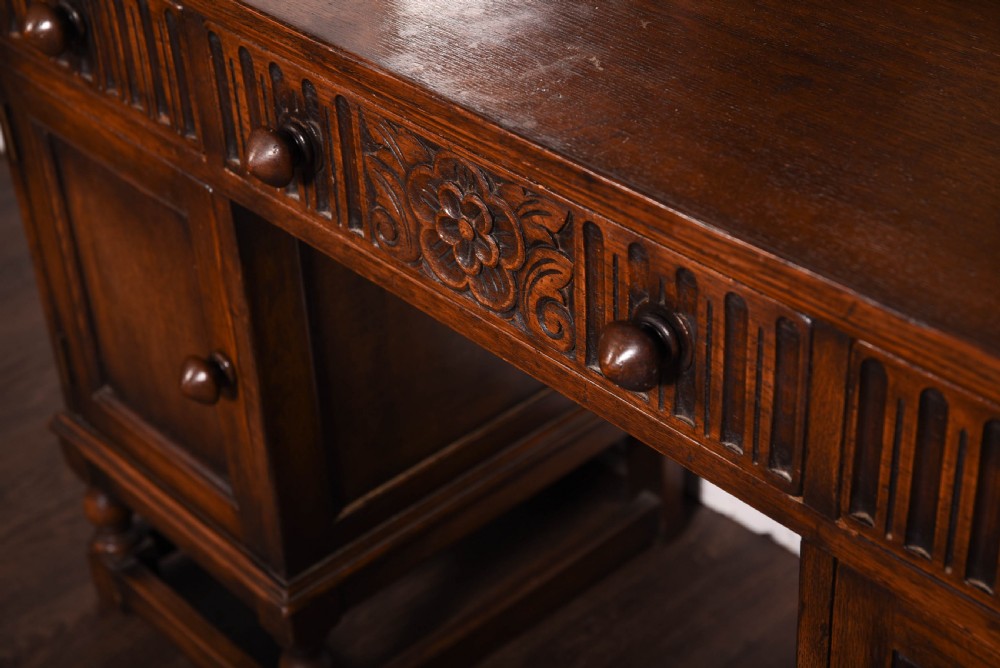 Carved oak 5 piece bedroom suite  View XXV