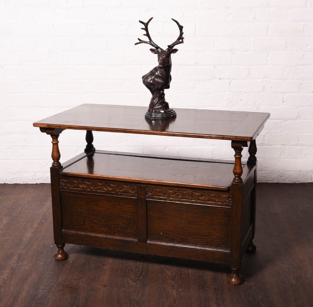 Oak monks bench 