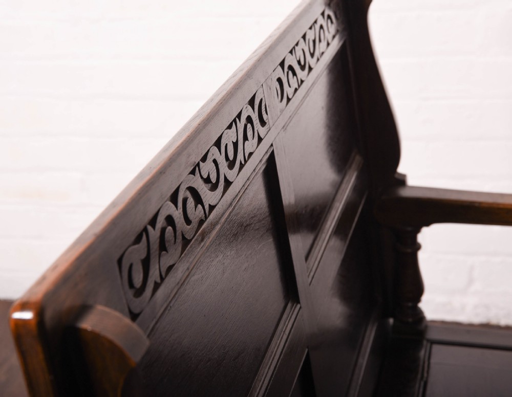 Oak monks bench  View IX