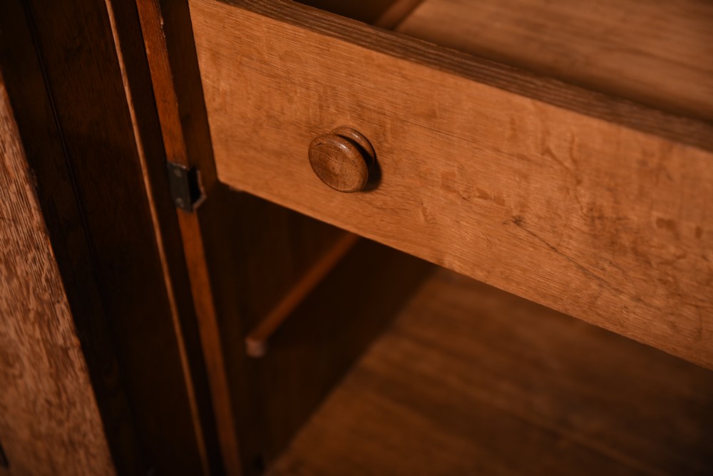 Impressive large Victorian oak five door breakfront library bookcase  View XX
