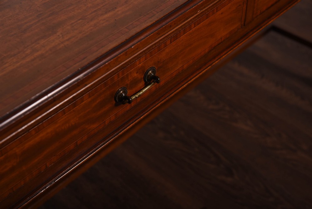 Edwardian Inlaid Mahogany Side table  View II