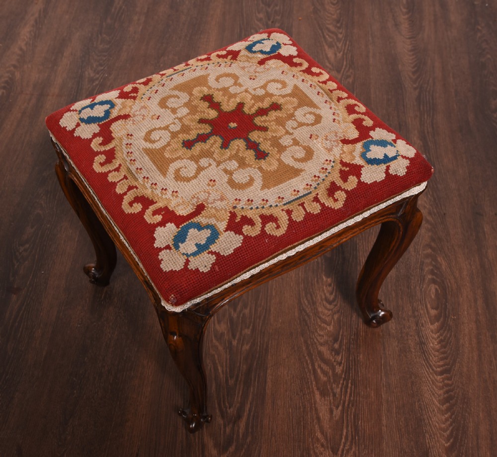 Victorian Rosewood foot stool 