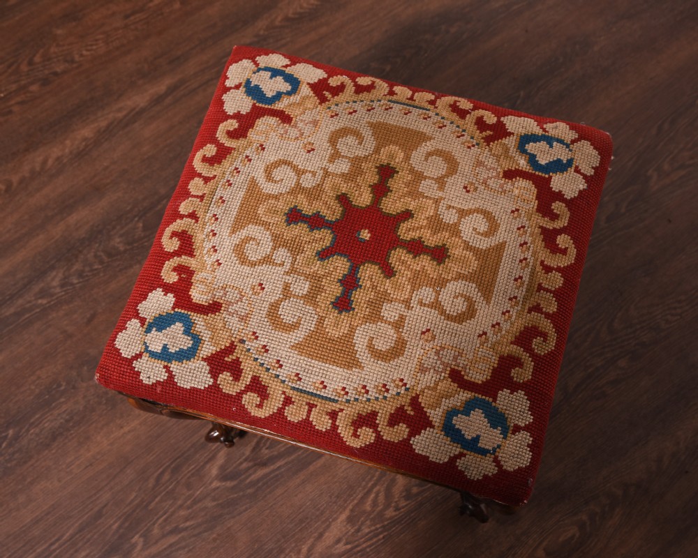 Victorian Rosewood foot stool  View V