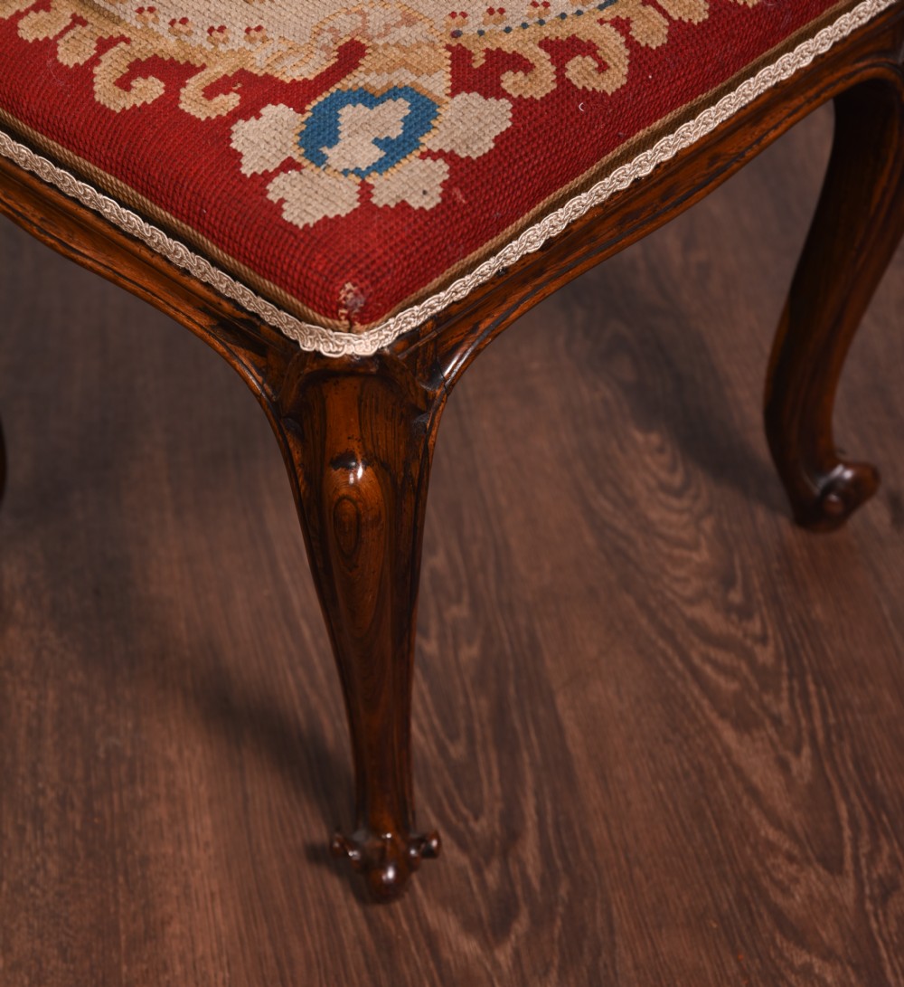 Victorian Rosewood foot stool  View VI