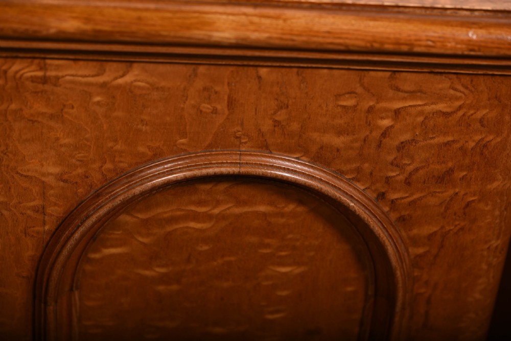 Rare pair of Victorian Hungarian ash bedside cabinets  View XIV