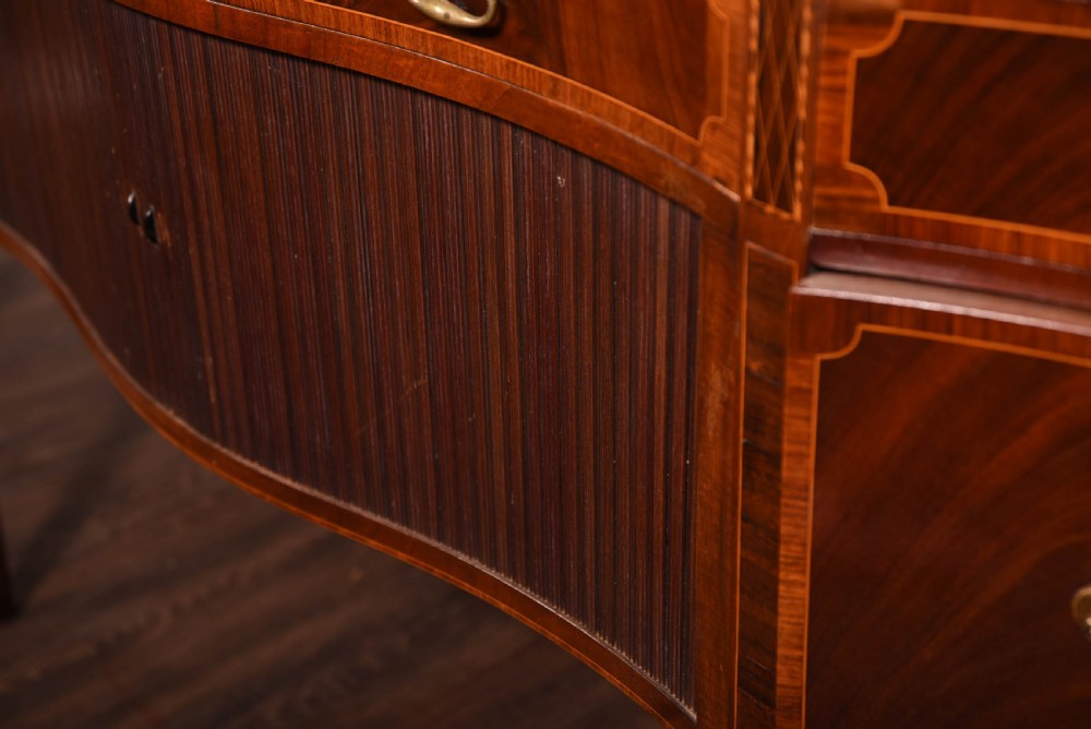 Outstanding Quality Regency inlaid Mahogany Sideboard  View II