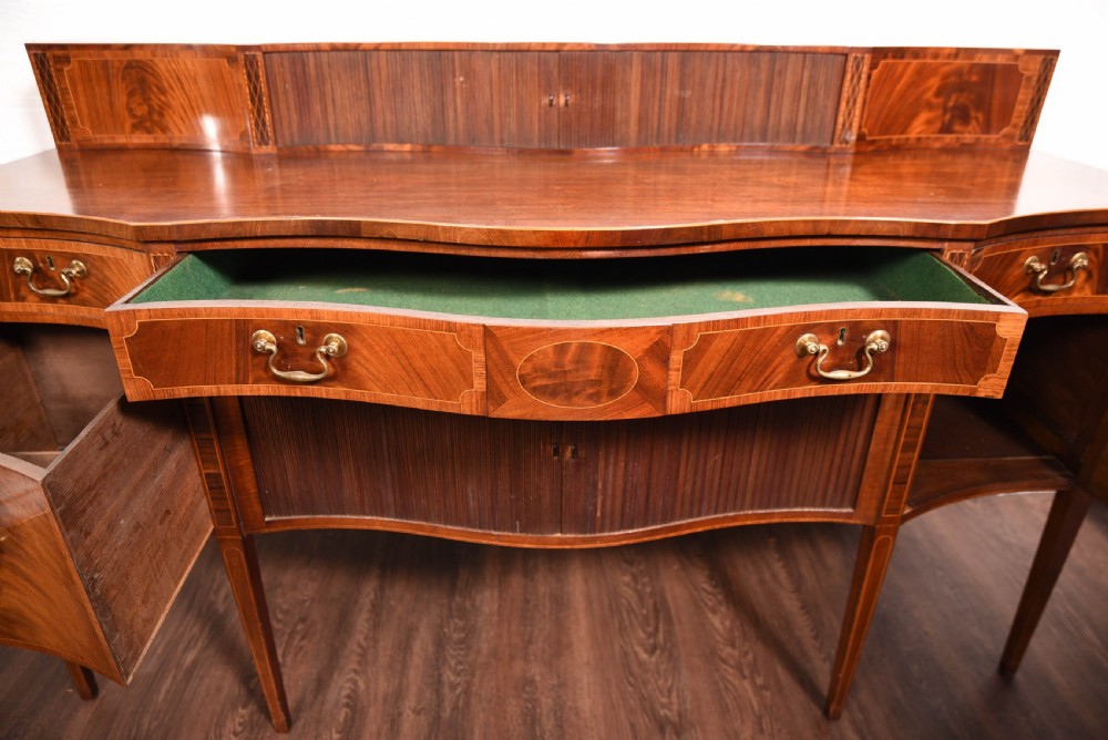 Outstanding Quality Regency inlaid Mahogany Sideboard  View VIII