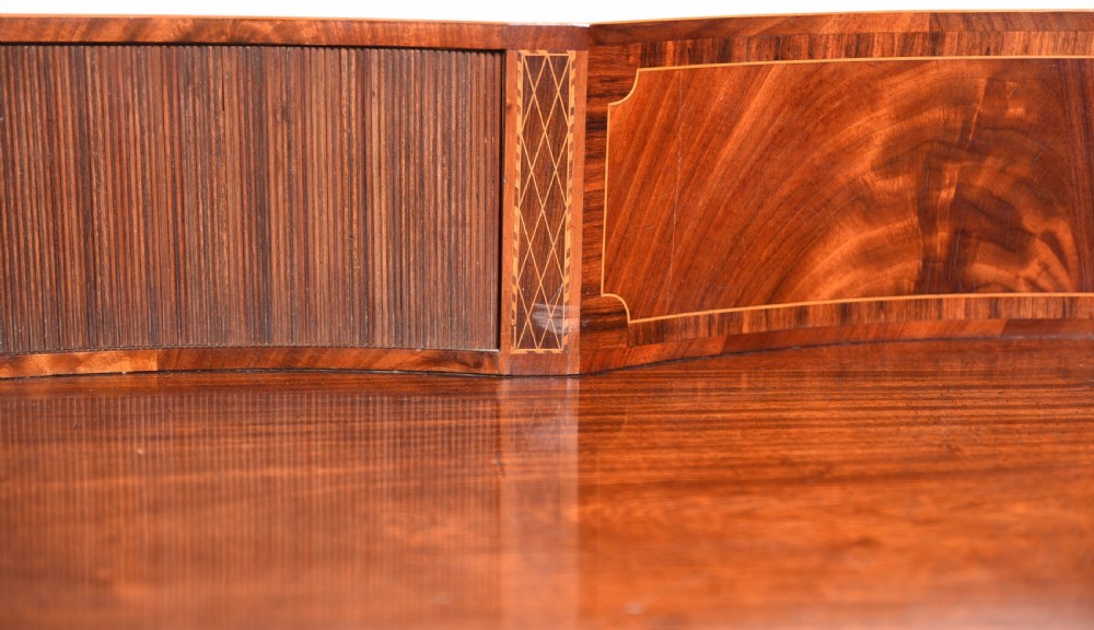 Outstanding Quality Regency inlaid Mahogany Sideboard  View IX