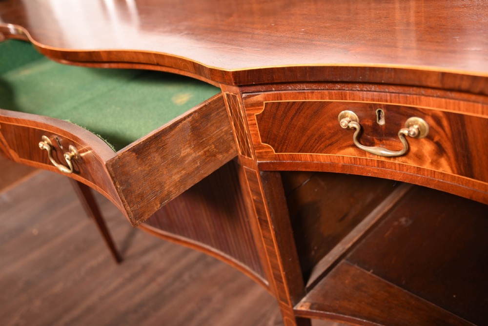 Outstanding Quality Regency inlaid Mahogany Sideboard  View X