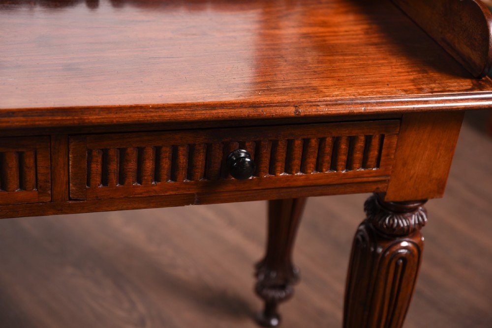 Stunning Victorian Padauk wood side table  View V