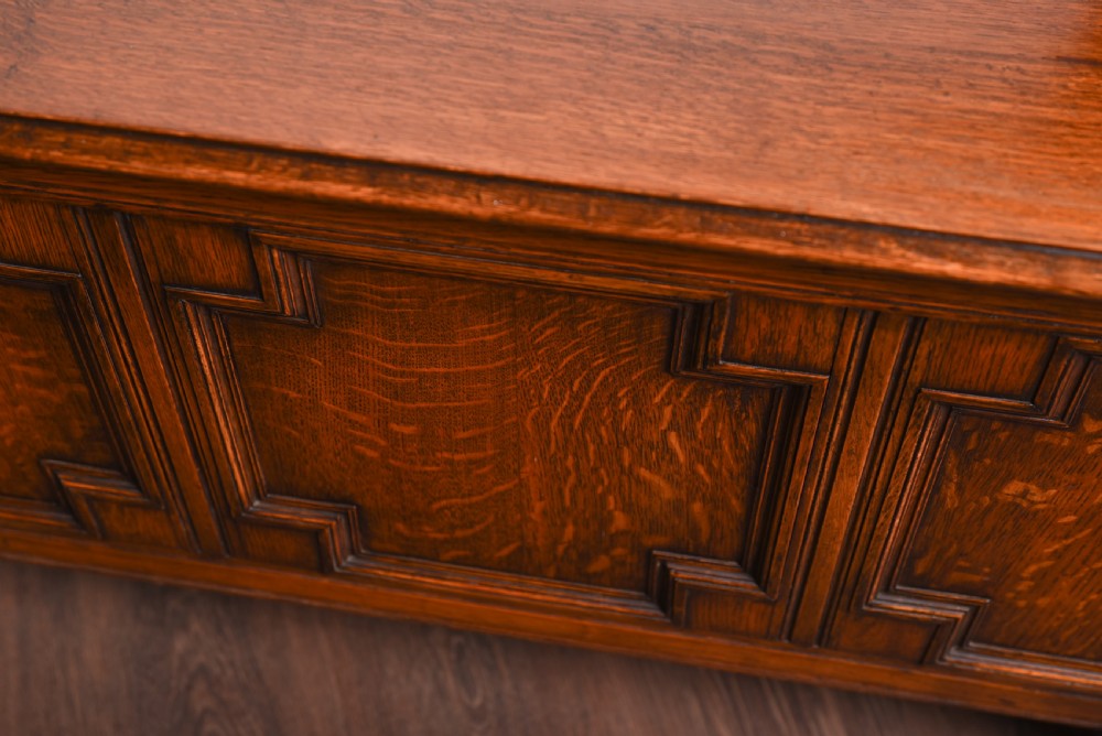 An Oak Panelled blanket box  View XIII