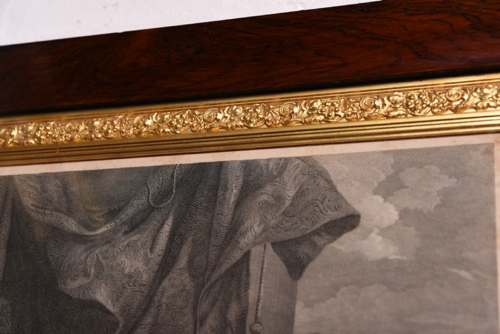 Stunning pair or rosewood framed engraving View VIII