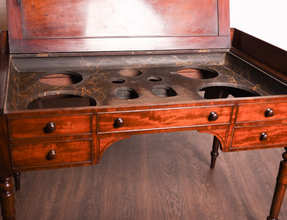 Victorian Elegant Country house Mahogany Washstand View XII