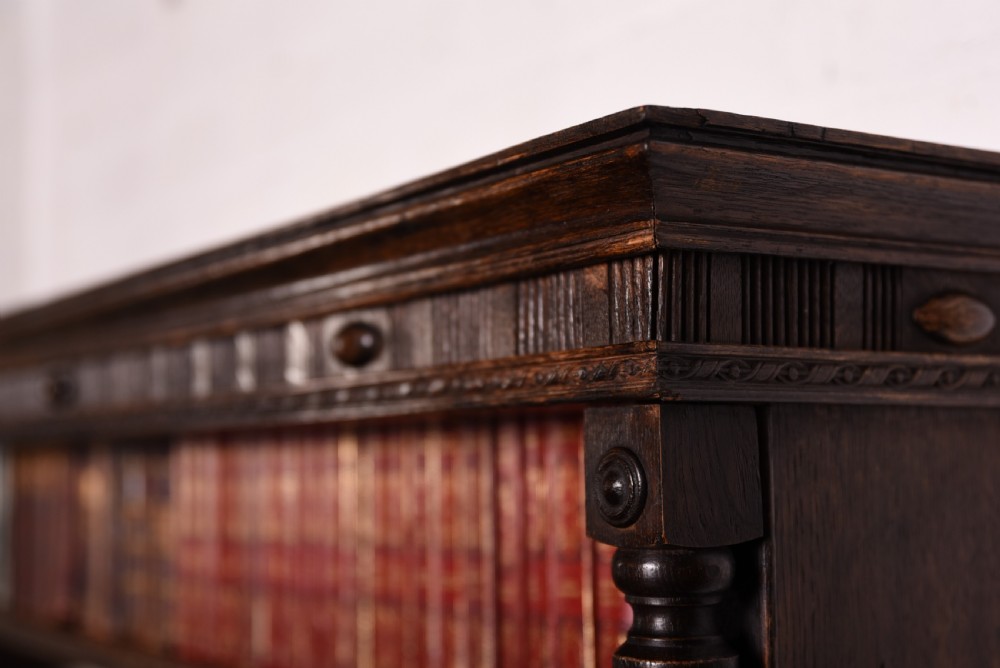 Fabulous barley twist open bookcase  View III